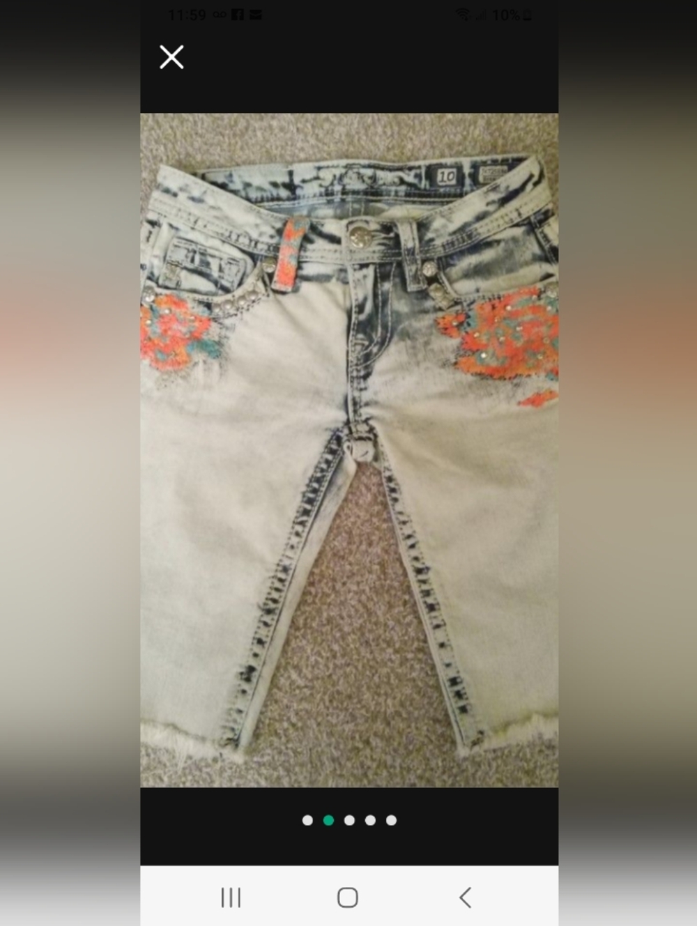Miss me girls bermuda shorts